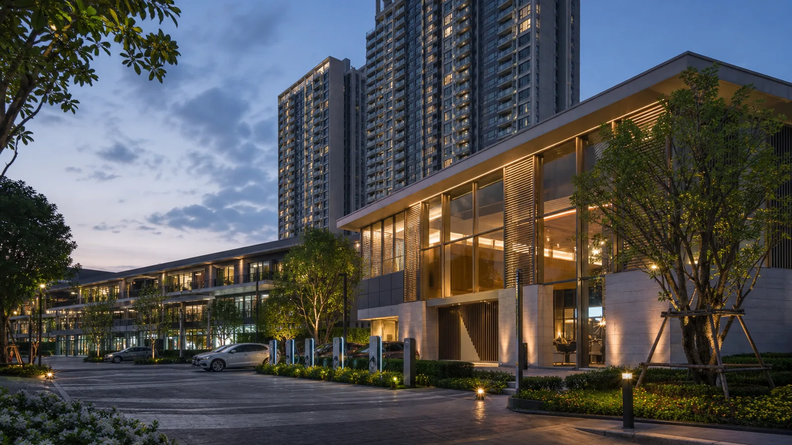 EV Station สำหรับ Developer — สถานีชาร์จโครงการอสังหา