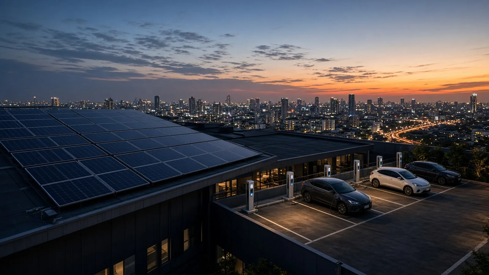 มุมมองลงทุนครึ่งหลังปี 2569: โซลาร์ลดต้นทุน EV Station สร้างรายได้